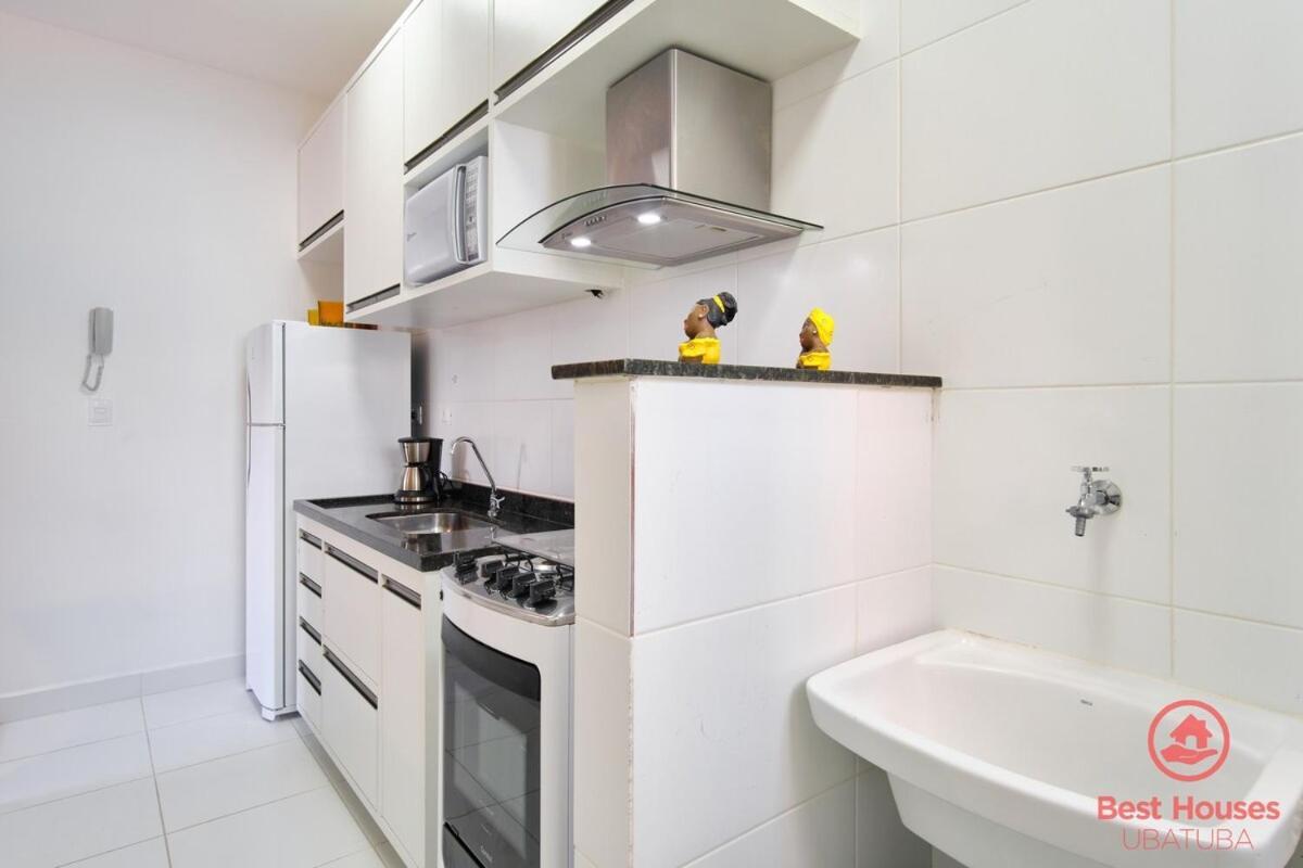 Bh21 - Bh21: Bom,bonito, Gostoso Com Ar E Varanda Gourmet Apartment Ubatuba